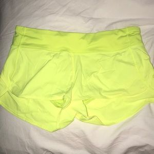 lululemon speed shorts